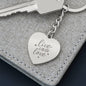 Engraved Heart Keychain - Live Laugh Love - Gadget and Glam Shop