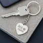 Engraved Heart Keychain - Dog Mom - Gadget and Glam Shop