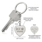 Engraved Heart Keychain - Dog Mom - Gadget and Glam Shop
