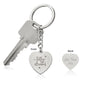 Engraved Heart Keychain - Follow Your Dreams - Gadget and Glam Shop