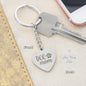 Engraved Heart Keychain - Dog Mom - Gadget and Glam Shop