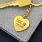 Engraved Heart Keychain - Dog Mom - Gadget and Glam Shop