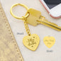 Engraved Heart Keychain - Follow Your Dreams - Gadget and Glam Shop