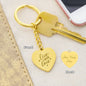 Engraved Heart Keychain - Live Laugh Love - Gadget and Glam Shop