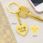 Engraved Heart Keychain - Dog Mom - Gadget and Glam Shop