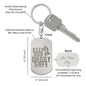Engraved Dog Tag Keychain - Keep Our Daddy Safe