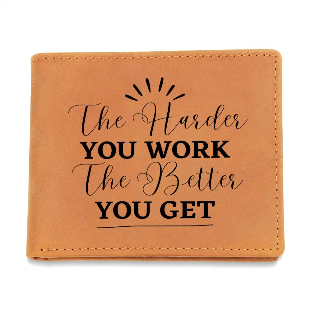Personalized Full Grain Leather Wallet - Perfect Father's Day Gift - Gadget and Glam Shop