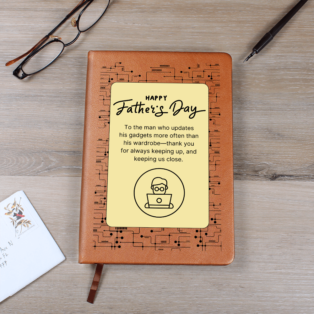 Code. Coffee. Dad Life. – Techie Father's Day Graphic Journal