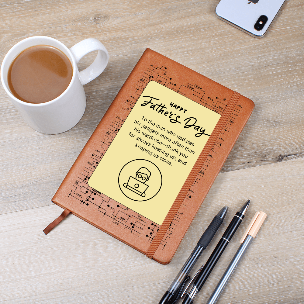 Code. Coffee. Dad Life. – Techie Father's Day Graphic Journal