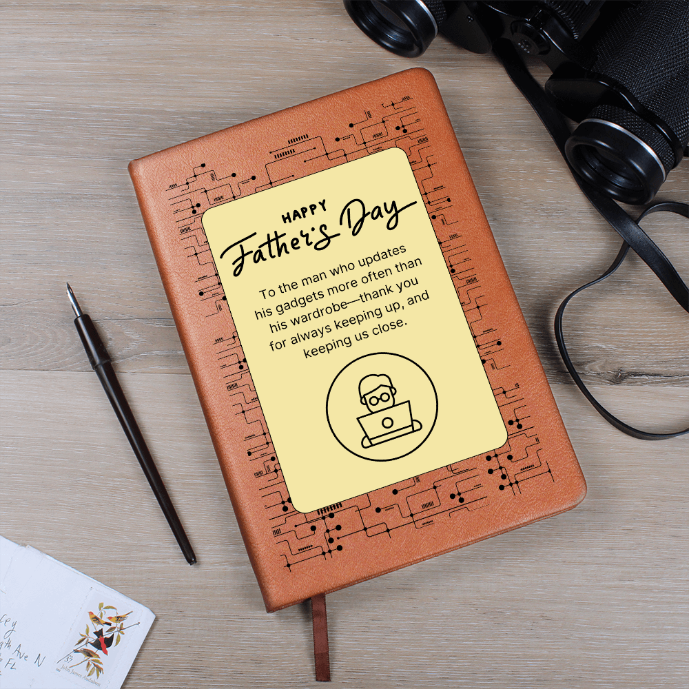 Code. Coffee. Dad Life. – Techie Father's Day Graphic Journal