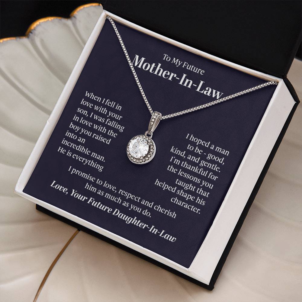 Glamorous 14K White Gold Finished CZ Cushion Pendant & Adjustable Necklace - Gadget and Glam Shop