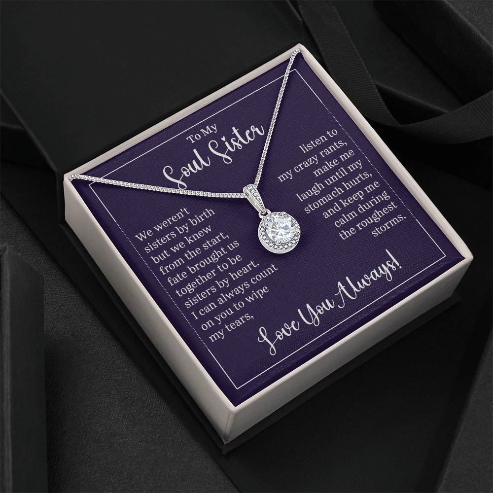 Cushion - Cut CZ Crystal Pendant in 14K White Gold Plated Necklace - Gadget and Glam Shop