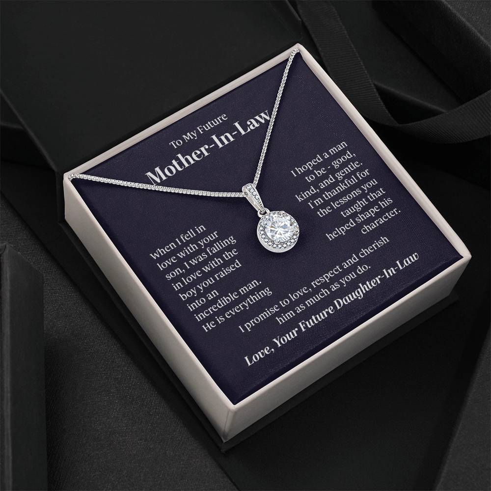 Glamorous 14K White Gold Finished CZ Cushion Pendant & Adjustable Necklace - Gadget and Glam Shop