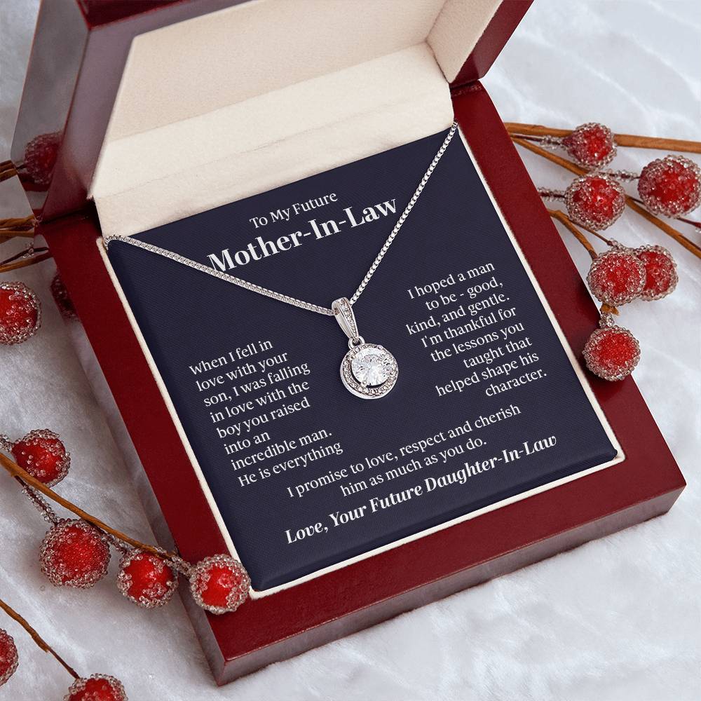 Glamorous 14K White Gold Finished CZ Cushion Pendant & Adjustable Necklace - Gadget and Glam Shop