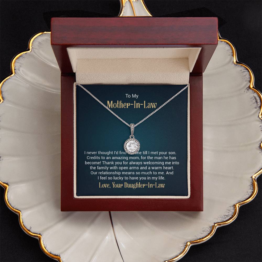 CZ Cushion Pendant in 14K White Gold Simulated Necklace - Gadget and Glam Shop