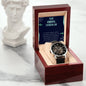 Men's Openwork Watch - Celebrating an Amazing Father - in - Law - Gadget and Glam Shop