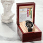 Men's Openwork Watch - Honoring a Remarkable Father - in - Law - Gadget and Glam Shop