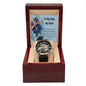 Men's Openwork Watch - Honoring Your Strength and Love - Gadget and Glam Shop