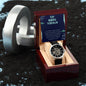 Men's Openwork Watch - Celebrating an Amazing Father - in - Law - Gadget and Glam Shop