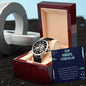 Men's Openwork Watch - Celebrating an Amazing Father - in - Law - Gadget and Glam Shop