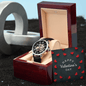 Timeless Love: Valentine's Day Openwork Watch - Gadget and Glam Shop
