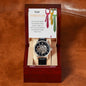 Men's Openwork Watch - Honoring a Remarkable Father - in - Law - Gadget and Glam Shop