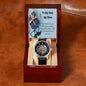 Men's Openwork Watch - Honoring Your Strength and Love - Gadget and Glam Shop