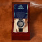 Men's Openwork Watch - Celebrating an Amazing Father - in - Law - Gadget and Glam Shop