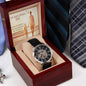 Men's Openwork Watch - Celebrating a Father's Love and Guidance
