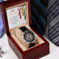 Men's Openwork Watch - Honoring a Remarkable Father - in - Law - Gadget and Glam Shop