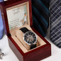 Men's Openwork Watch - Honoring a Cherished Grandfather