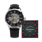 Timeless Love: Valentine's Day Openwork Watch - Gadget and Glam Shop