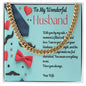 Cuban Link Chain - To My Dearest Husband - Gadget and Glam Shop