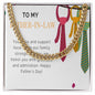 Cuban Link Chain - Celebrating a Wonderful Father - in - Law - Gadget and Glam Shop