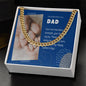 Cuban Link Chain - My Dad, My Anchor - Gadget and Glam Shop
