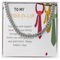 Cuban Link Chain - Celebrating a Wonderful Father - in - Law - Gadget and Glam Shop