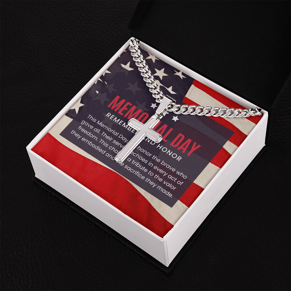 Cuban Link Chain – “Valor Remembered” - Gadget and Glam Shop