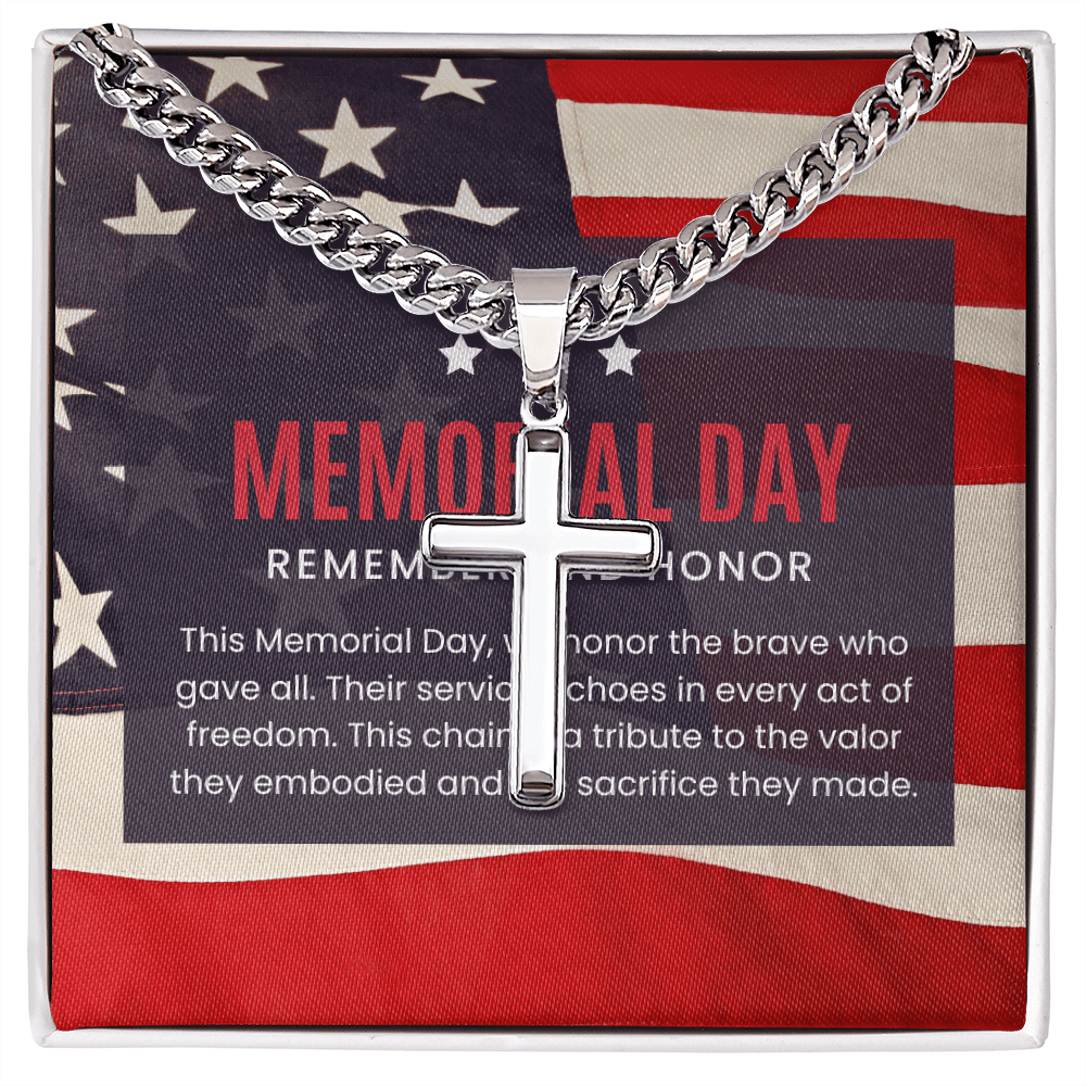 Cuban Link Chain – “Valor Remembered” - Gadget and Glam Shop