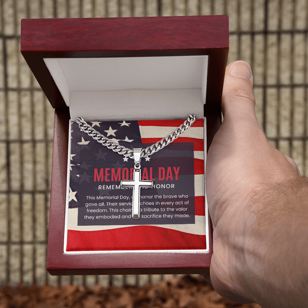 Cuban Link Chain – “Valor Remembered” - Gadget and Glam Shop