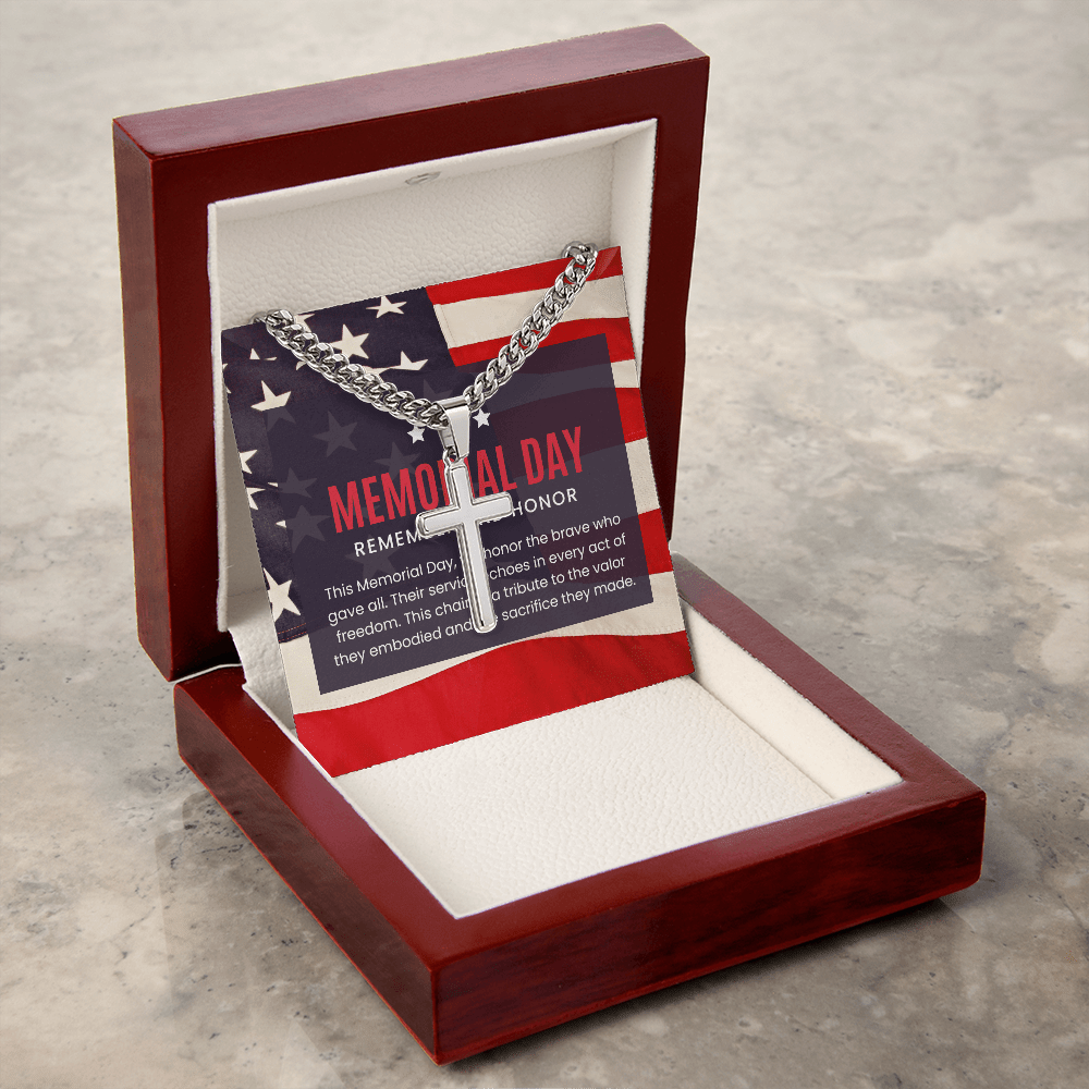 Cuban Link Chain – “Valor Remembered” - Gadget and Glam Shop