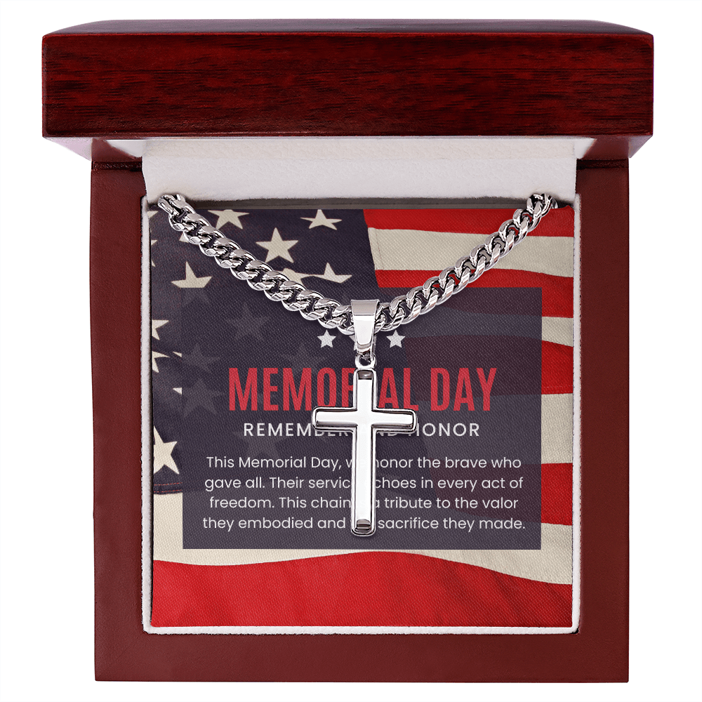 Cuban Link Chain – “Valor Remembered” - Gadget and Glam Shop