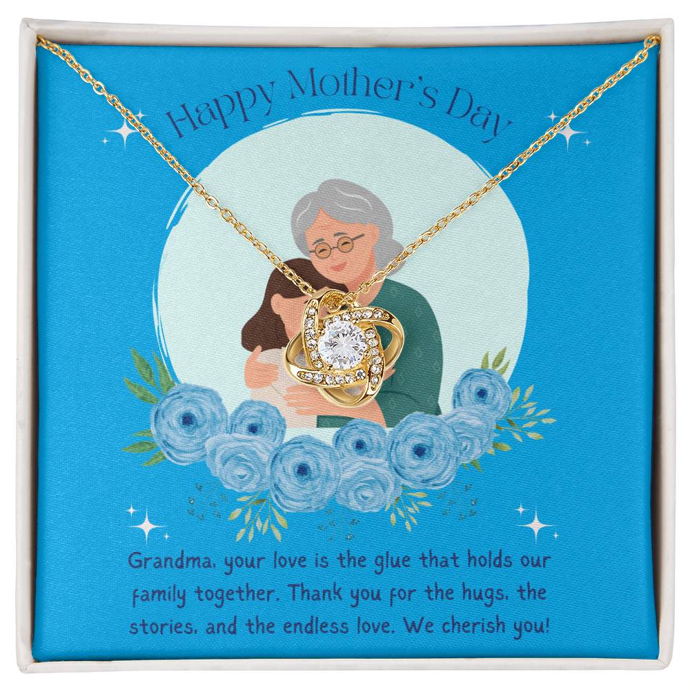 To the World's Best Grandma – Love Knot Necklace for Mother's Day - Gadget and Glam Shop