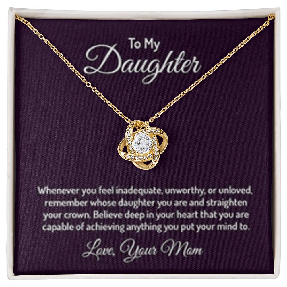 Endless Bond Love Knot Necklace – A Timeless Gift from Mom to Daughter - Gadget and Glam Shop