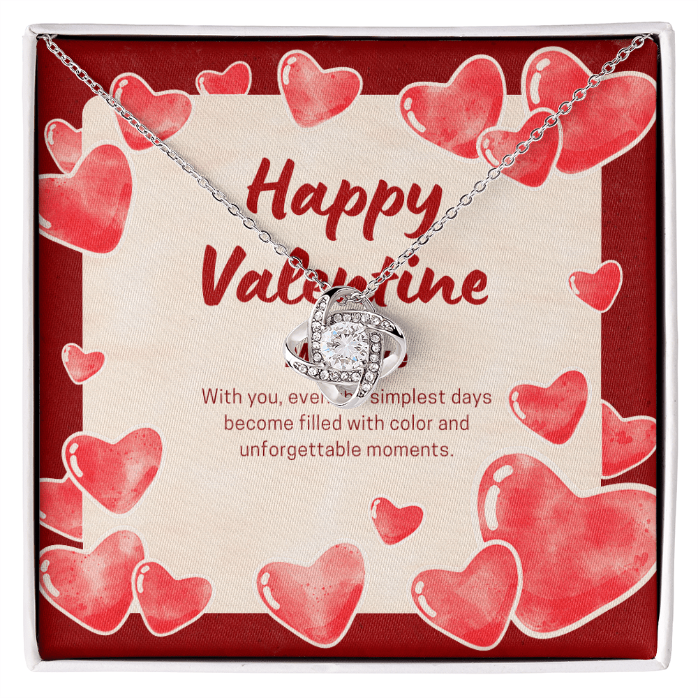 Eternal Bond: Valentine's Day Love Knot Necklace - Gadget and Glam Shop