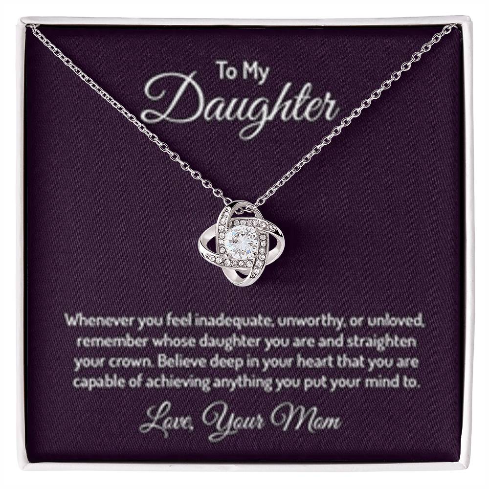 Endless Bond Love Knot Necklace – A Timeless Gift from Mom to Daughter - Gadget and Glam Shop