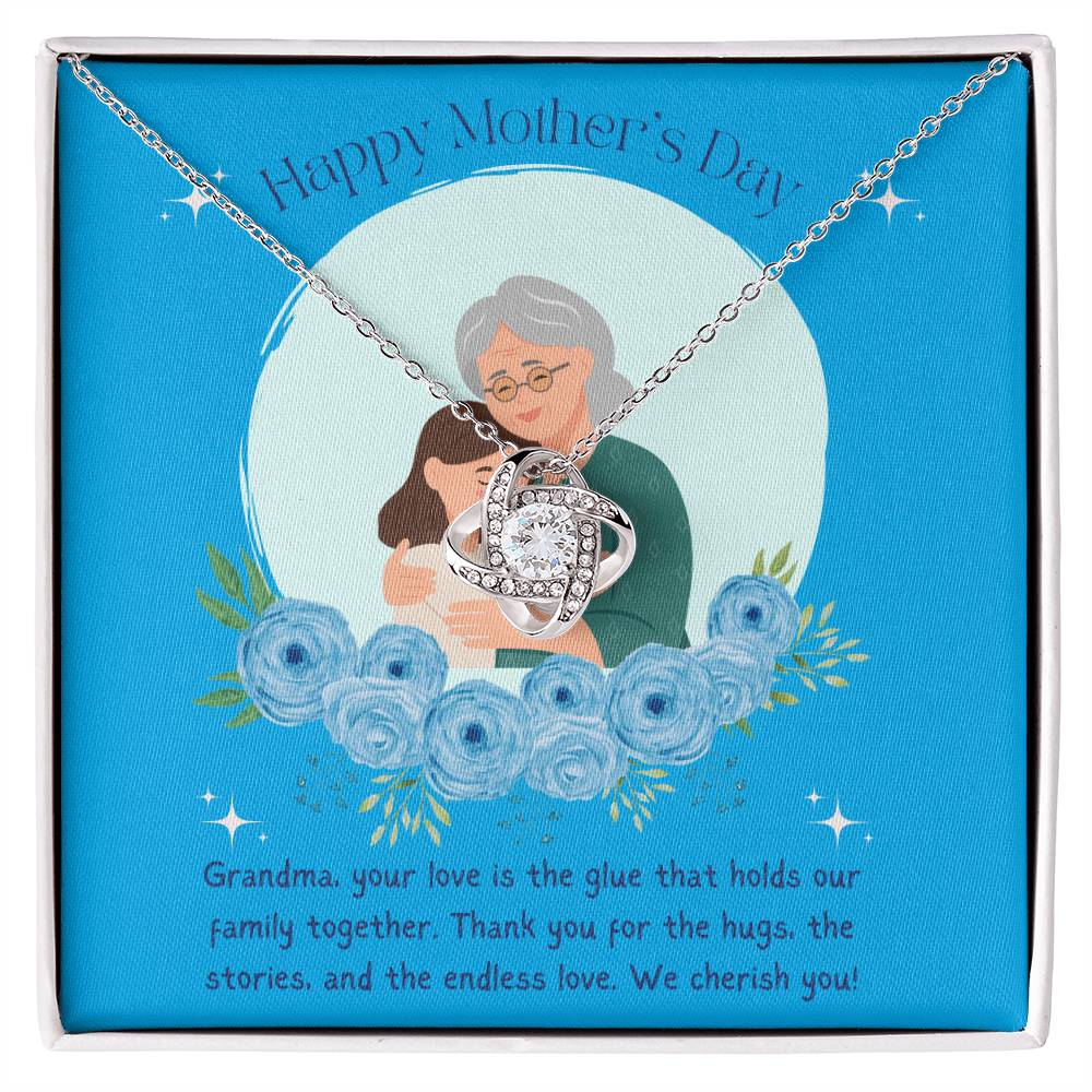 To the World's Best Grandma – Love Knot Necklace for Mother's Day - Gadget and Glam Shop