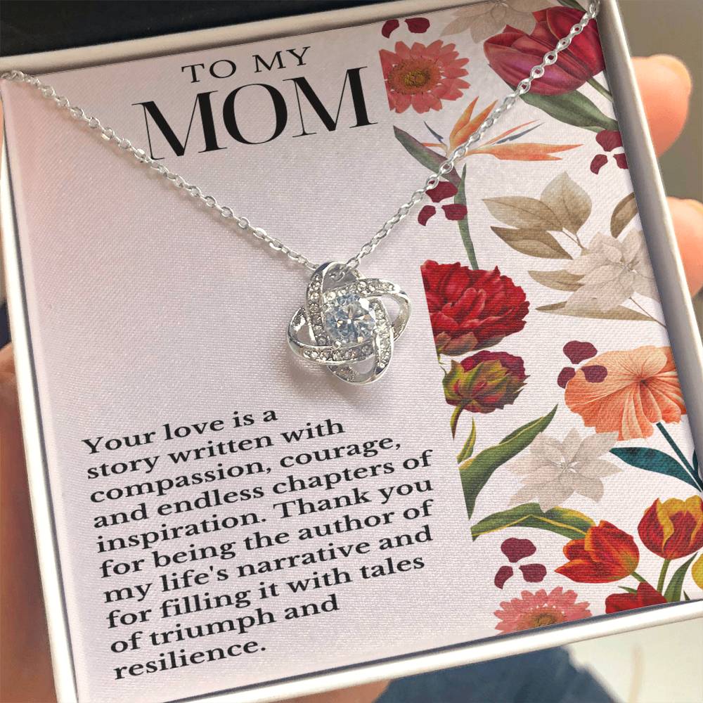 Love's Tale Necklace: Crafting Stories of Resilience of Mother - Gadget and Glam Shop