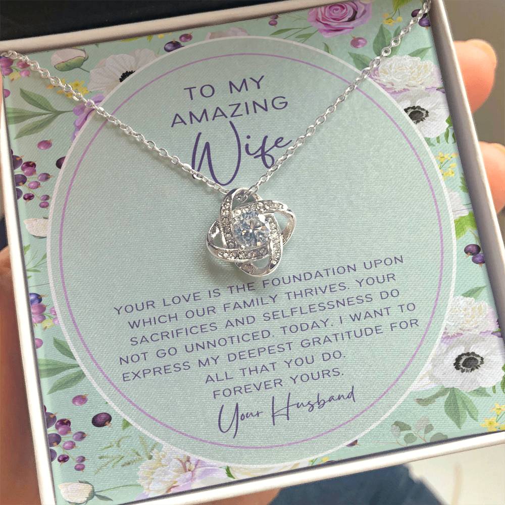 Foundation of Love Necklace – A Tribute to Unbreakable Devotion - Gadget and Glam Shop