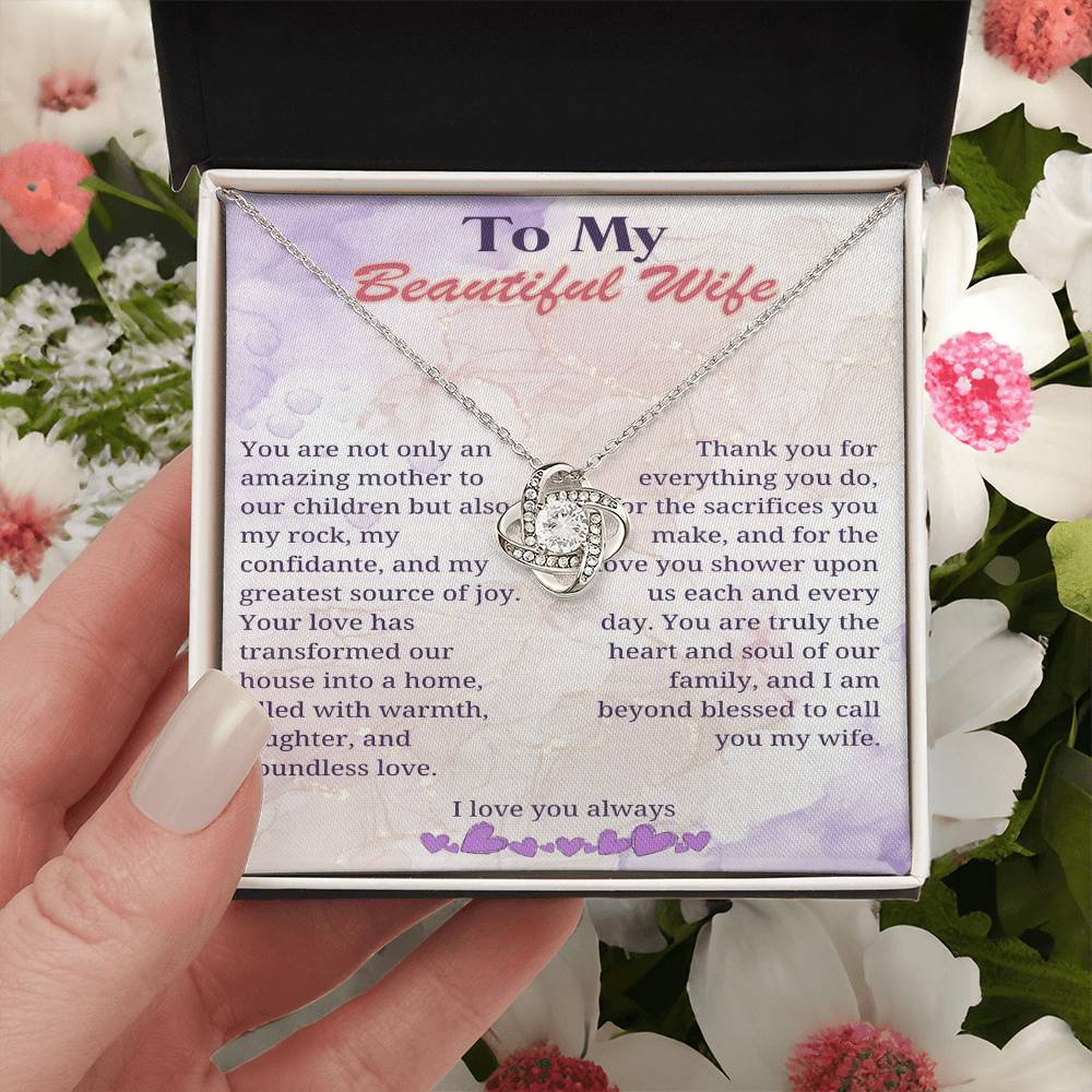 My Beloved Wife: Heart of Our Home Necklace - Gadget and Glam Shop