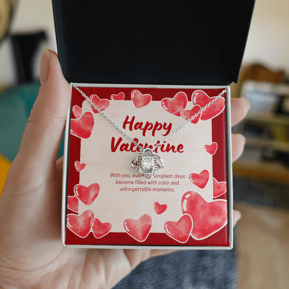 Eternal Bond: Valentine's Day Love Knot Necklace - Gadget and Glam Shop
